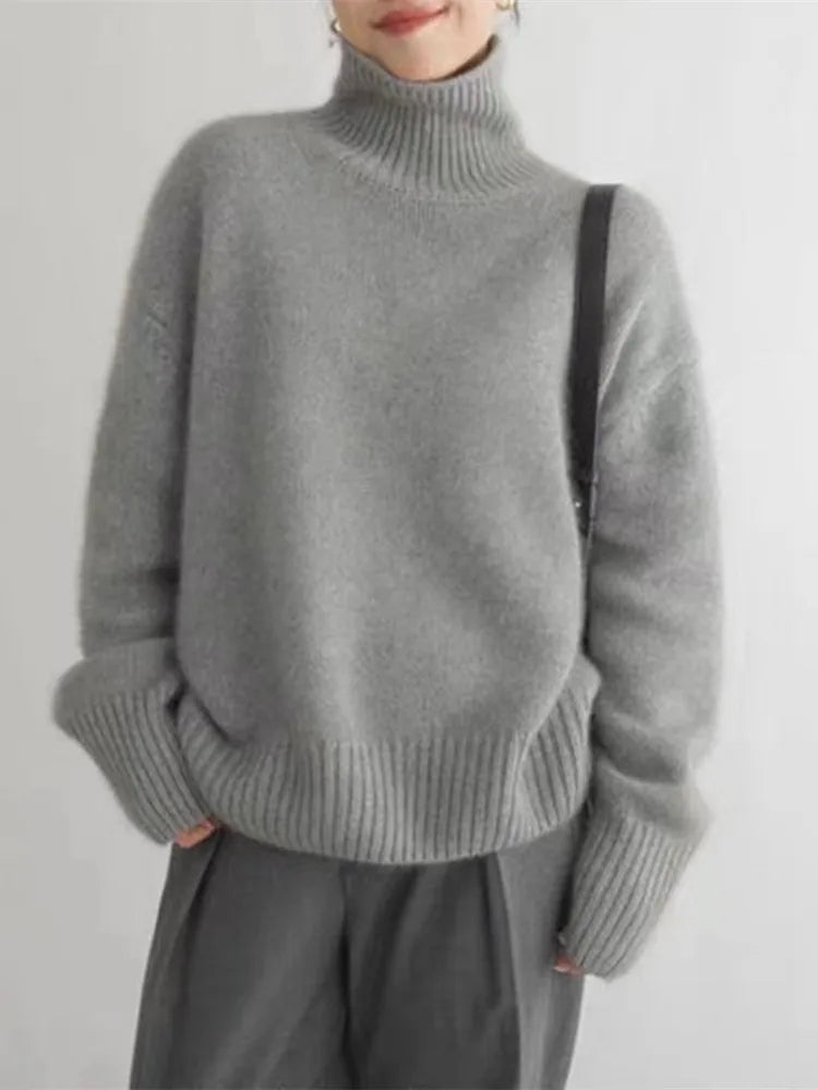 Nancie™ | Hyggelig rullekrave sweater